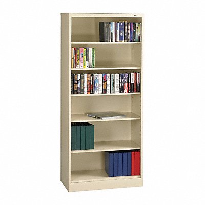 Bookcase 6 Shelf Putty MPN:BC18-84 PUTTY