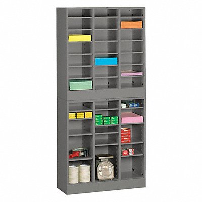 Literature Sorter Letter Sized Gray MPN:4075 MED GREY