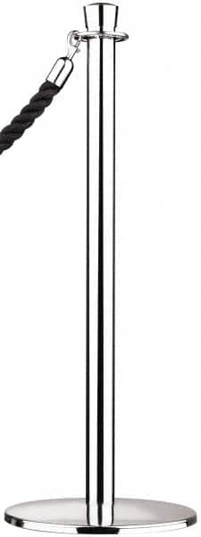 Free Standing Retractable Barrier Post: Steel Post MPN:314-1S