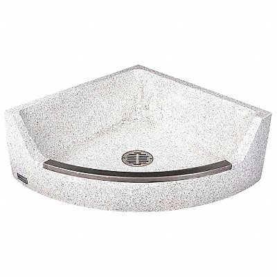 TerrazzoWare MopSink Cornr 24inx24inx4in MPN:TCR-28