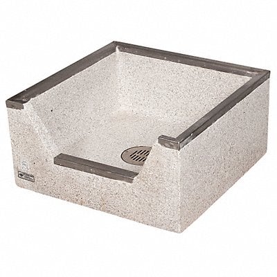 TerrazzoWare MopSink Squr 20inx20inx4in MPN:TDF-24-SSC