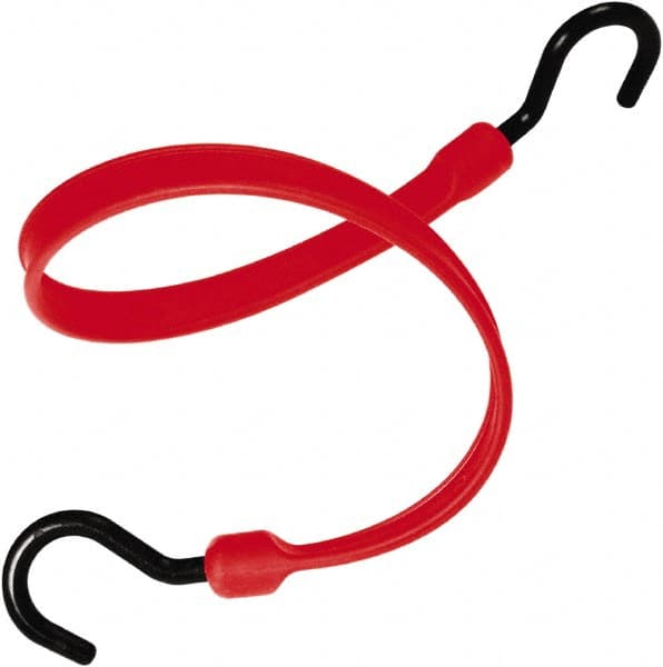 Heavy-Duty Bungee Strap Tie Down: Overmolded Nylon Hook, Non-Load Rated MPN:MBBS12NR