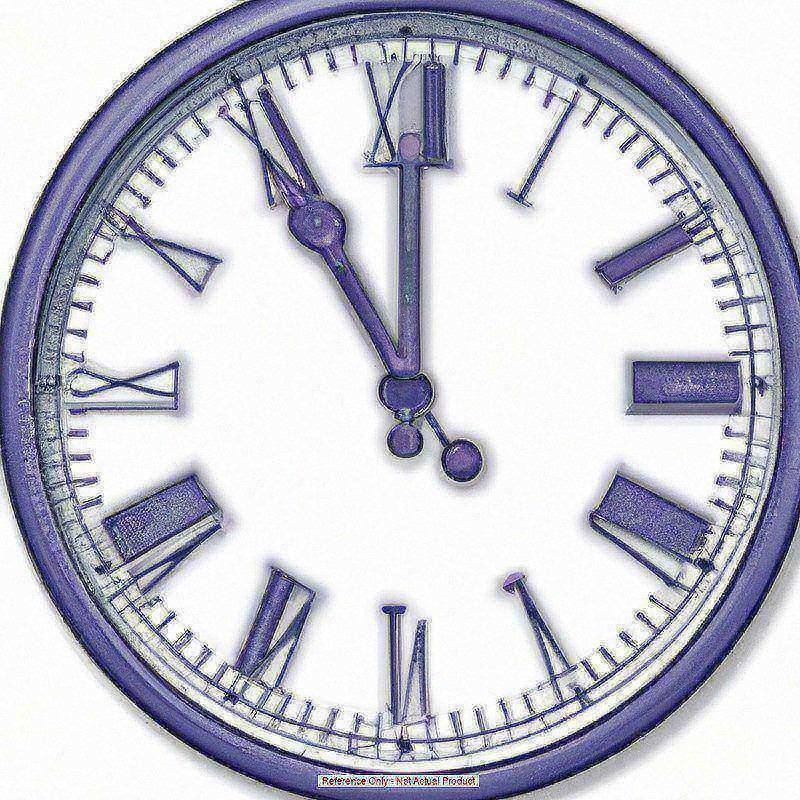 Wall Clock 12 in Battery 12 in Analog MPN:9724