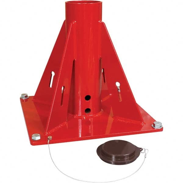 Davit Crane Bases, Base Type: Pedestal Base , Base Depth (Decimal Inch): 14.38 , Base Height (Decimal Inch): 0.69  MPN:5BP10G