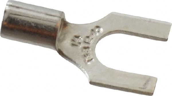 Standard Fork Terminal: Yellow, Non-Insulated, #1/4