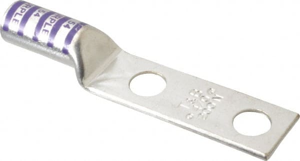 Rectangle Ring Terminal: Non-Insulated, 4/0 AWG, Compression Connection MPN:54866BE