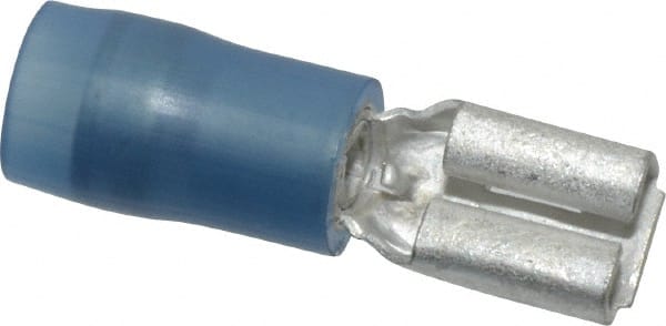 Wire Disconnect: Female, Blue, Nylon, 16-14 AWG, 0.187