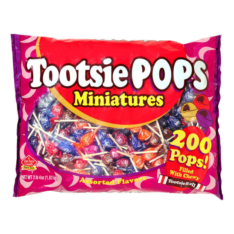 Tootsie Pops Miniatures, 36 Oz. Bag (Min Order Qty 5) MPN:113725