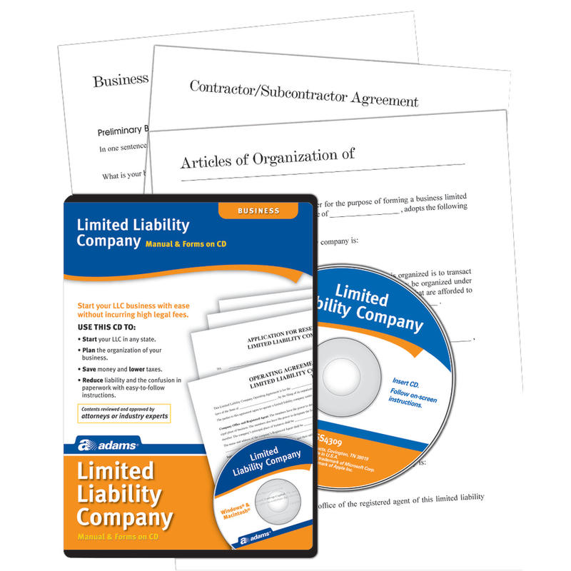 Adams Limited Liability Companies, CD (Min Order Qty 3) MPN:SS4309