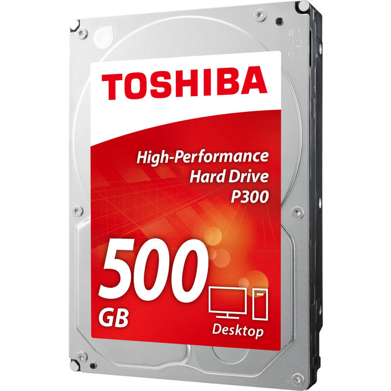 Toshiba P300 500 GB Hard Drive - 3.5in Internal - SATA (SATA/600) - 7200rpm - 2 Year Warranty (Min Order Qty 2) MPN:HDWD105XZSTA