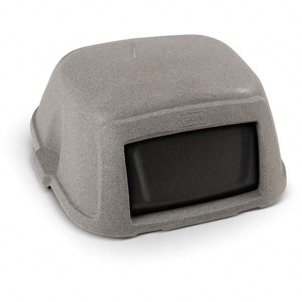 Trash Can & Recycling Container Lid: Square, For 35 gal Trash Can MPN:STL35-00GST