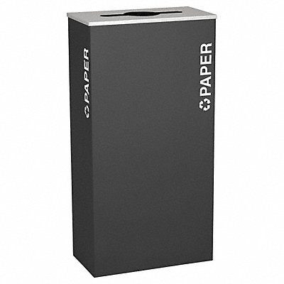 Recycling Container Black 17 gal. MPN:22N287