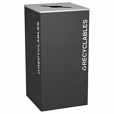 Recycling Container Black 36 gal. MPN:22N316