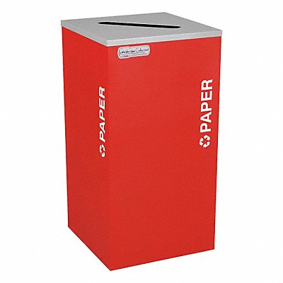Recycling Container Red 24 gal. MPN:5UJC9