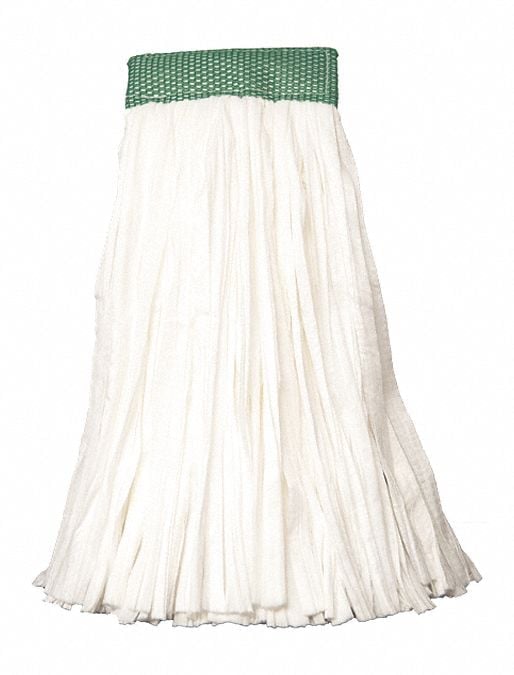 Wet Mop Head White Polyester MPN:13D097