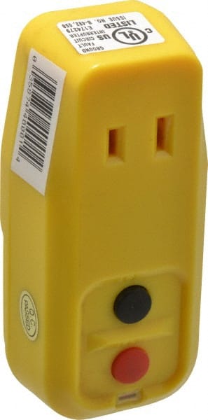 1 Phase, 5-15P, 5-15R NEMA, 125 VAC, 15 Amp, GFCI Receptacle MPN:30340001
