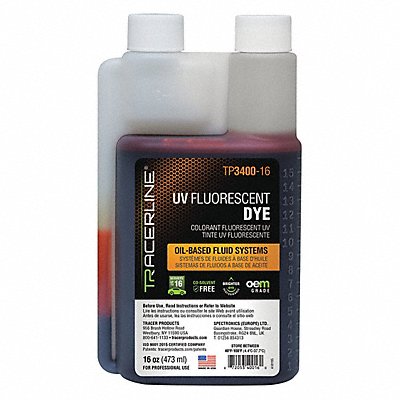 UV Leak Detection Dye 16 oz Size MPN:TP3400-16