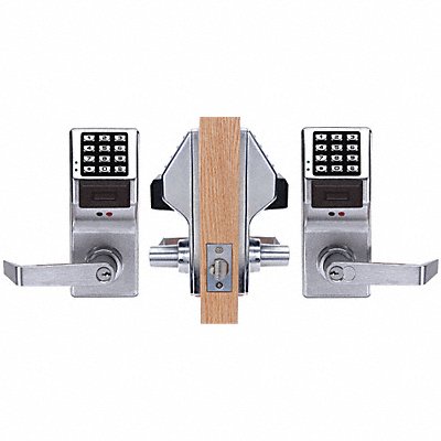 Electronic Lock Brushed Chrome 12 Button MPN:PDL5300 US26D