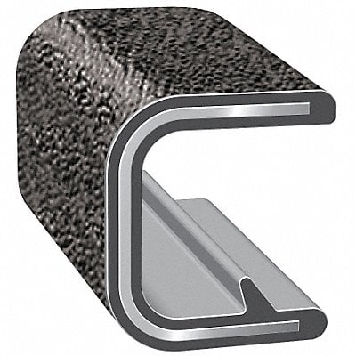 Edge Trim Alum Clip 0.3 In W 100 Ft MPN:100B3X1/8-100