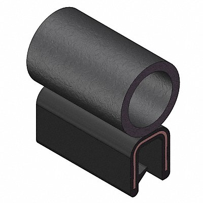 Trim Seal Alum Clip 0.33 In W 100 Ft MPN:4100B3X5/32C-100