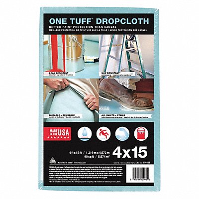 Leakprf/SlipResist DropCloth 4 x 15 ft. MPN:90099