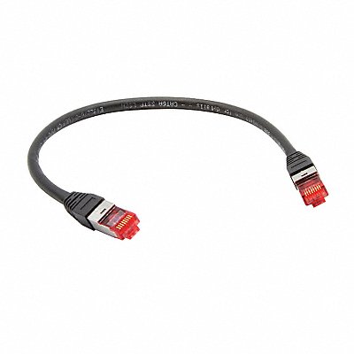 Voice and Data Patch Cable 6A 10 GBps MPN:CAT6A-1BK
