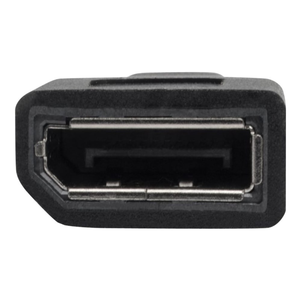 Tripp Lite Keyspan Mini DisplayPort to DisplayPort Compact Adapter and Video Converter (M/F), 1920 x 1200 (1080p) @ 60 Hz - DisplayPort adapter - DisplayPort (F) to Mini DisplayPort (M) - molded - black (Min Order Qty 10) MPN:P139-000-DP