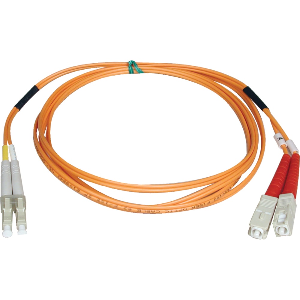 Tripp Lite 20M Duplex Multimode 62.5/125 Fiber Optic Patch Cable LC/SC 65ft 65ft 20 Meter - SC Male - LC Male - 65.62ft - Orange (Min Order Qty 2) MPN:N316-20M