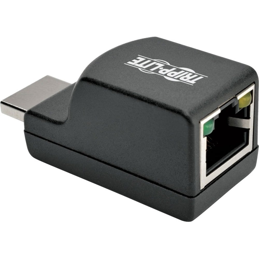 Tripp Lite HDMI over Cat5/6 Passive Extender Low-Profile Remote Receiver for Video/Audio Up to 100 ft. (30 m) TAA - 1 Output Device - 100 ft Range - 1 x Network (RJ-45) - 1 x USB - 1 x HDMI Out - Full HD - 1920 x 1080 - Twisted Pair - (Min Order Qty 2) MP
