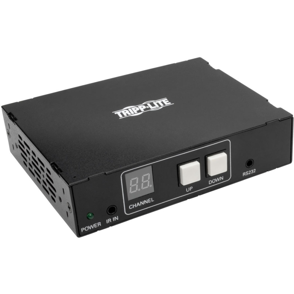 Tripp Lite RGB Component Video + Audio Over Cat5 Cat6 IP Extender Receiver TAA 1080i - 1 Output Device - 328.08 ft Range - 1 x Network (RJ-45) - WUXGA - 1920 x 1200 - Twisted Pair - Category 6 - Rack-mountable - TAA Compliant MPN:B160-100-CSI