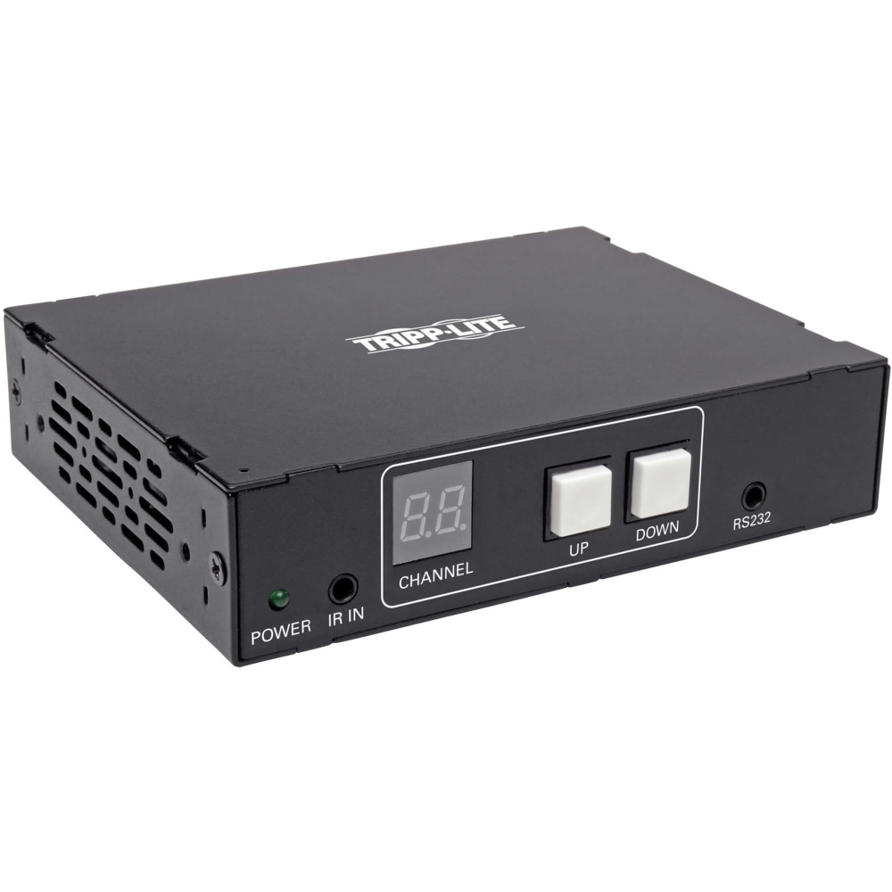 Tripp Lite DisplayPort to DVI/HDMI Over Cat5/6 Extender Kit 1080p@60Hz TAA - 1 Input Device - 1 Output Device - 328 ft Range - 2 x Network (RJ-45) - 1 x HDMI In - 1 x HDMI Out - DisplayPort - Full HD - 1920 x 1080 MPN:B160-101-DPHDSI