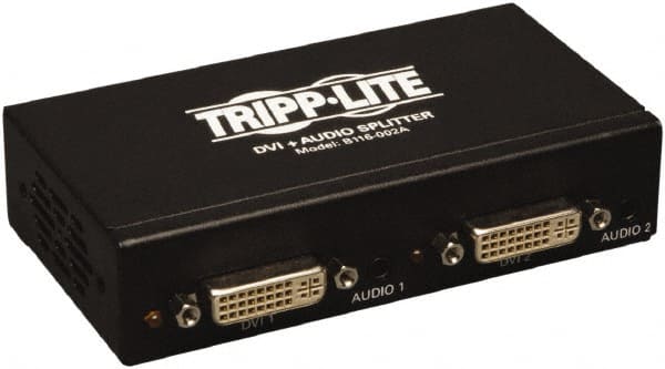 DVI Splitter with Audio and Signal Booster MPN:B116-002A