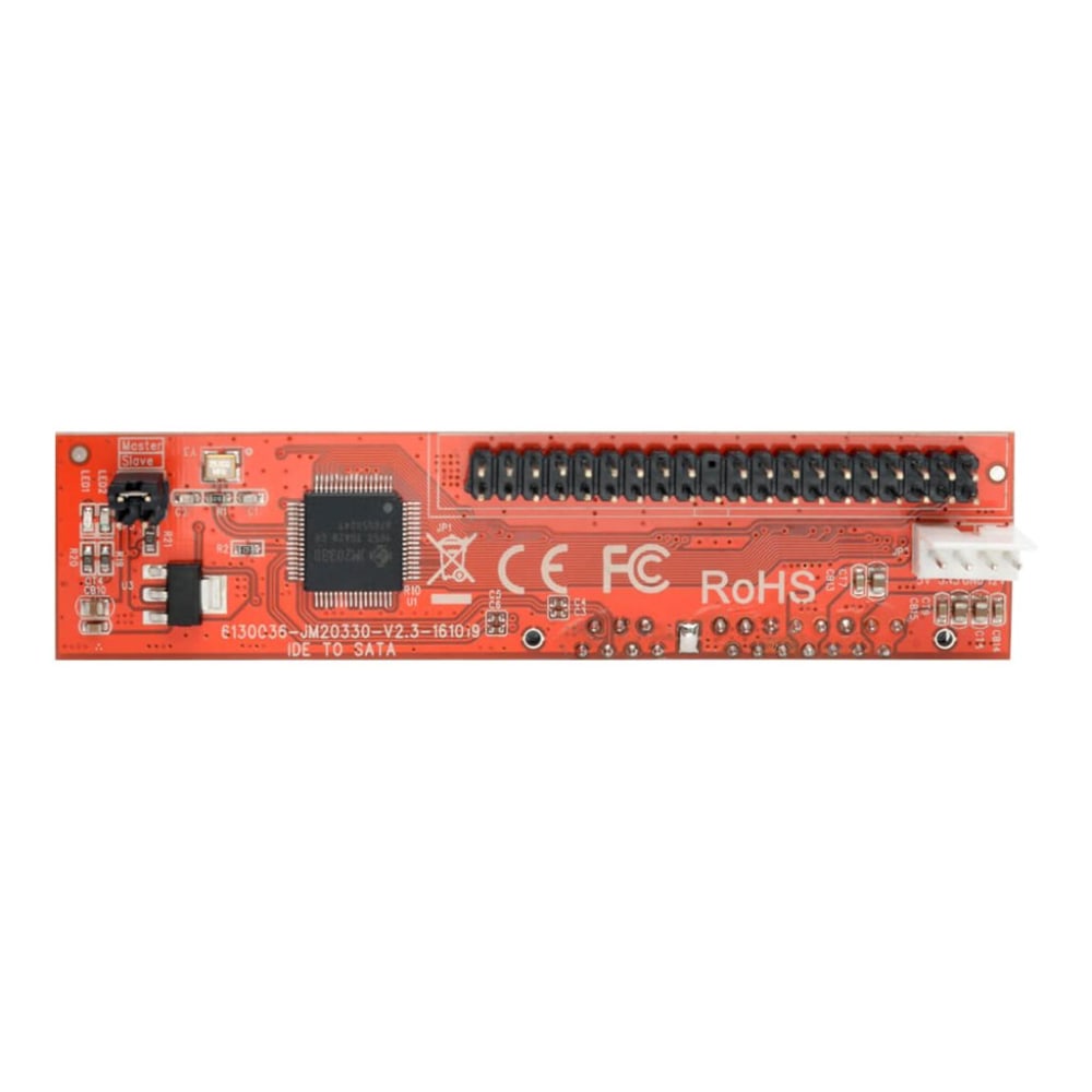 Tripp Lite 40-Pin Male IDE to 2.5 in., 3.5 in. and 5.25 in. SATA Adapter - Storage controller - 2.5in, 3.5in, 5.25in - 1 Channel - SATA 6Gb/s - Ultra ATA/133 - black (Min Order Qty 4) MPN:P937-000