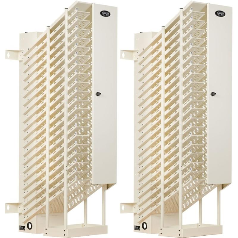 Tripp Lite AC Charging Station Tower 40-Device Open Frame Chromebooks White - Cart (charge only) - for 20 notebooks - lockable - white (pack of 2) MPN:CST40AC