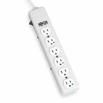 Outlet Strip 6 Outlet 15A 13-3/4 L Wht MPN:PS-602-HG
