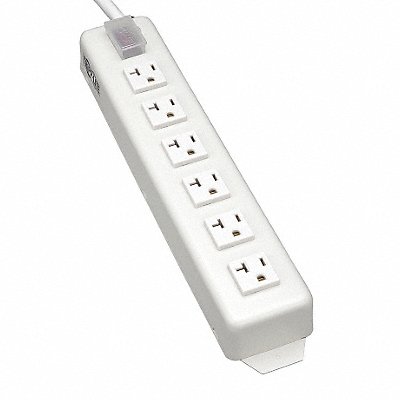 Outlet Strip 6 Outlet 20A 13-3/4 L Wht MPN:TLM615NC20