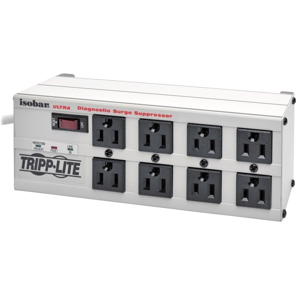 Tripp Lite Isobar Premium ISOBAR825ULT 8-Outlet Surge Suppressor, 25ft Cord MPN:ISOBAR825ULTRA