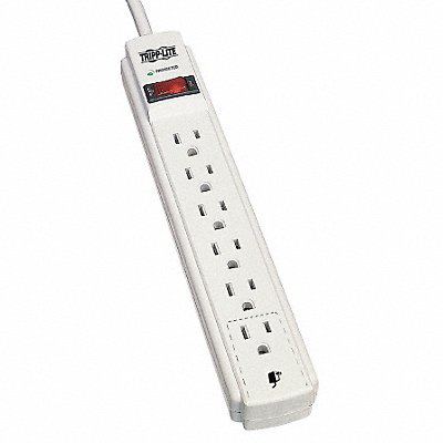 Surge Protector Strip 6 Outlet Gry MPN:TLP615