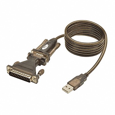 USB Cable Serial Adapter DB25 M/M 5ft MPN:U209-005-DB25
