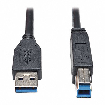 USB 3.0 Cable SuperSpeed AB M/M 3ft MPN:U322-003-BK
