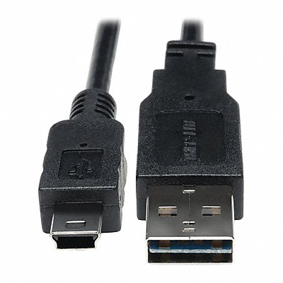 USB Reversible 2.0 Cable 5 Pin Mini 6in MPN:UR030-06N