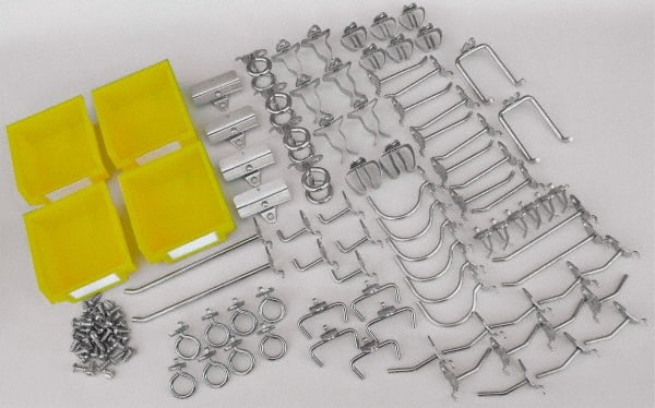 83 Piece Pegboard Hook Set, Zinc Alloy & Steel MPN:76983