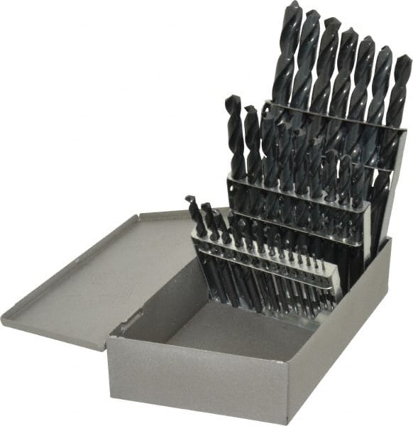Drill Bit Set: Jobber Length Drill Bits, 29 Pc, 118 ° MPN:099802