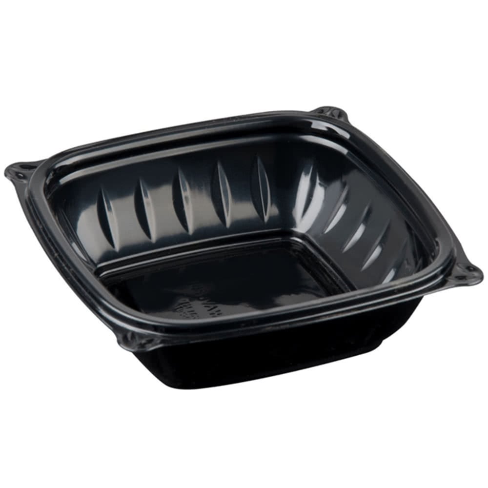Square Bottom Trays, 6in, Black, Carton Of 800 MPN:DPICCFSBB