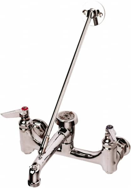 Standard with Hose Thread, 2 Way Design, Wall Mount, Laundry Faucet MPN:B-0665-BSTP