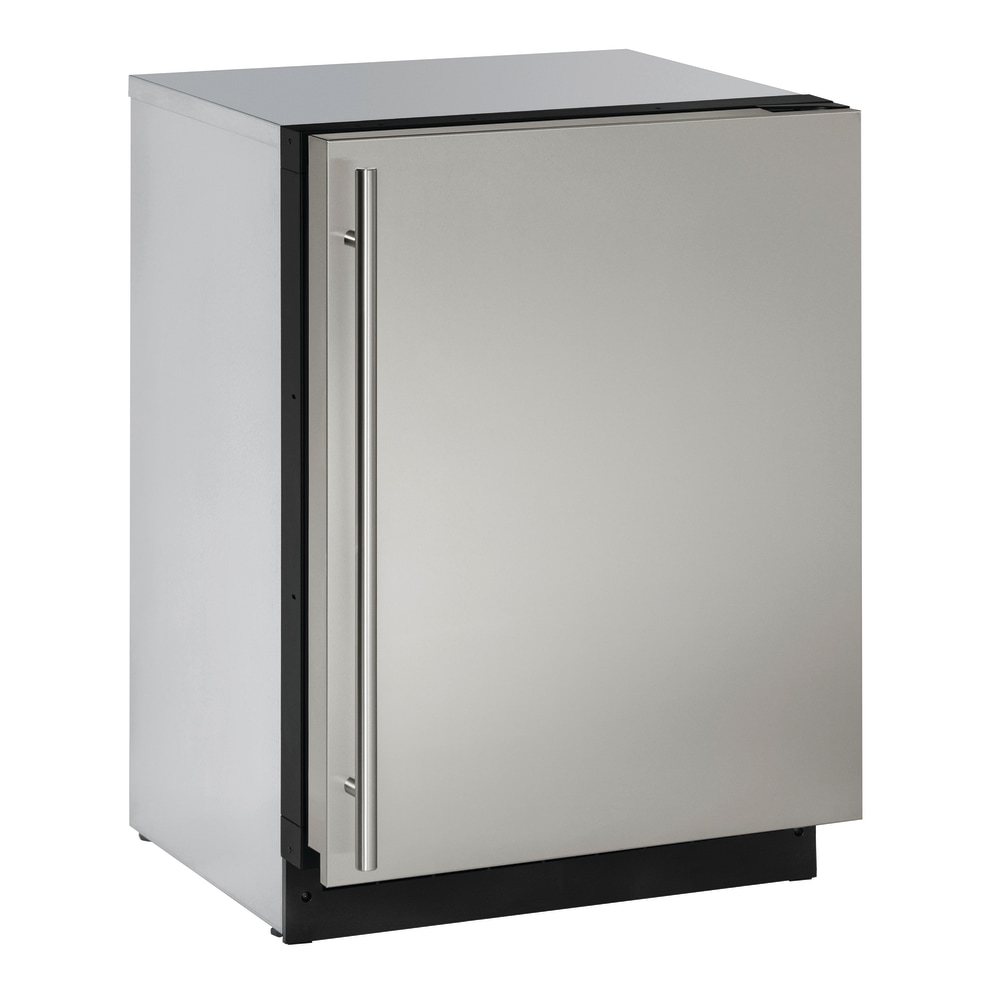 4.8 Cu Ft. Min refrigerator, Stainless Steel, Holds 114 12oz bottles or 172 12oz cans, Reversible door MPN:U-2224RS-00B