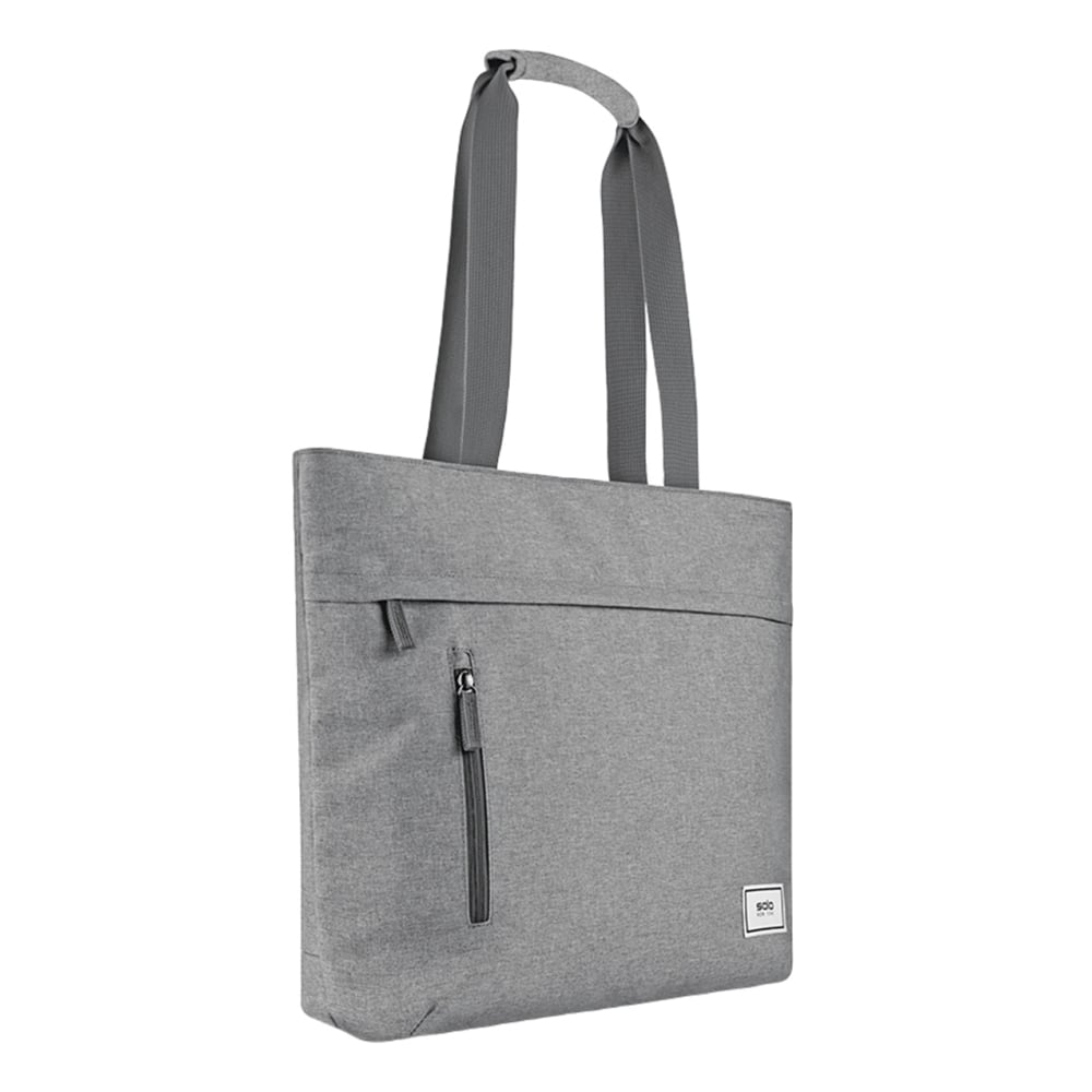 Solo New York Re:Store Tote With 15.6in Laptop Pocket, 60% Recycled, Gray (Min Order Qty 2) MPN:UBN802-10