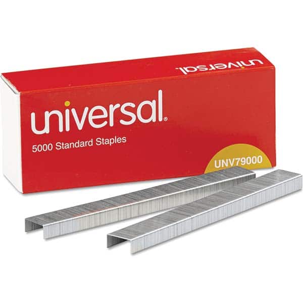 Office Staples, Staple Type: Standard , For Use With: Standard Full-Strip Staplers , Crown Size: 0.5 , Leg Length: 0.25in , Sheet Capacity: 30  MPN:UNV79000VP