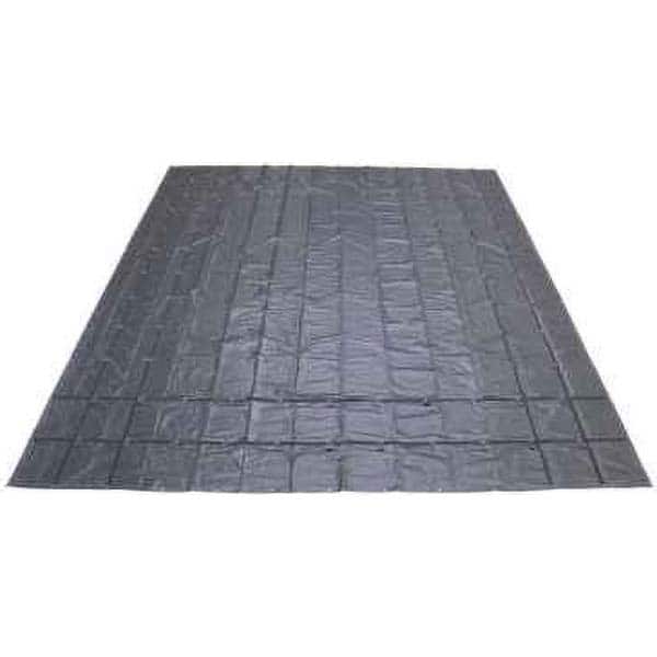 Tarp/Dust Cover: Black, Polyester, 24' Long x 24' Wide MPN:HMT2424-BLK