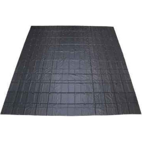 Tarp/Dust Cover: Black, Polyester, 30' Long x 30' Wide MPN:HMT3030-BLK